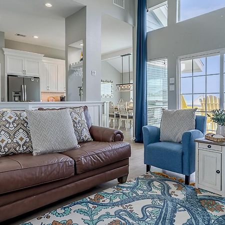 Hot Tub - Ocean Views - Steps To Private Beach - Quiet Location Galveston Exterior foto