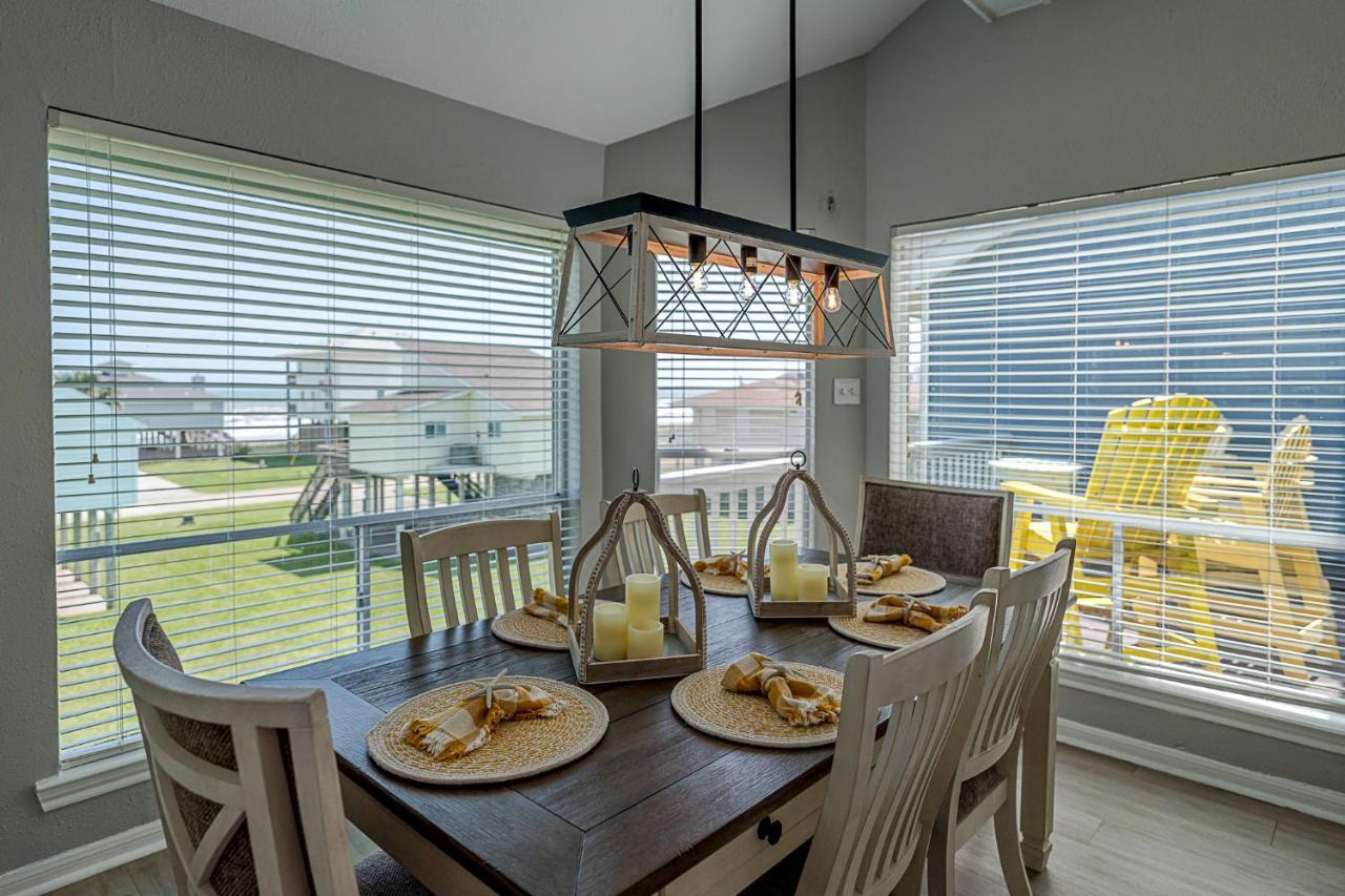 Hot Tub - Ocean Views - Steps To Private Beach - Quiet Location Galveston Exterior foto