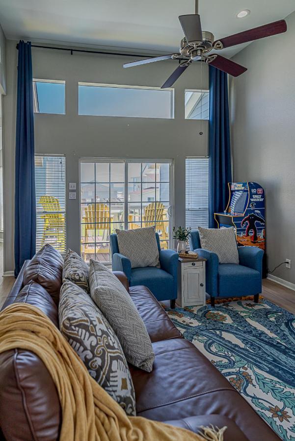 Hot Tub - Ocean Views - Steps To Private Beach - Quiet Location Galveston Exterior foto